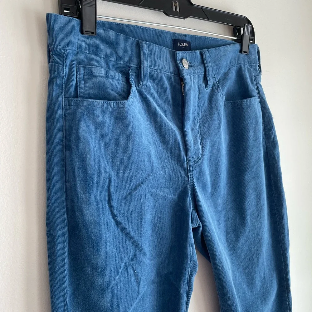 J. Crew Women’s Blue Corduroy Skinny Ankle Pants Size 27